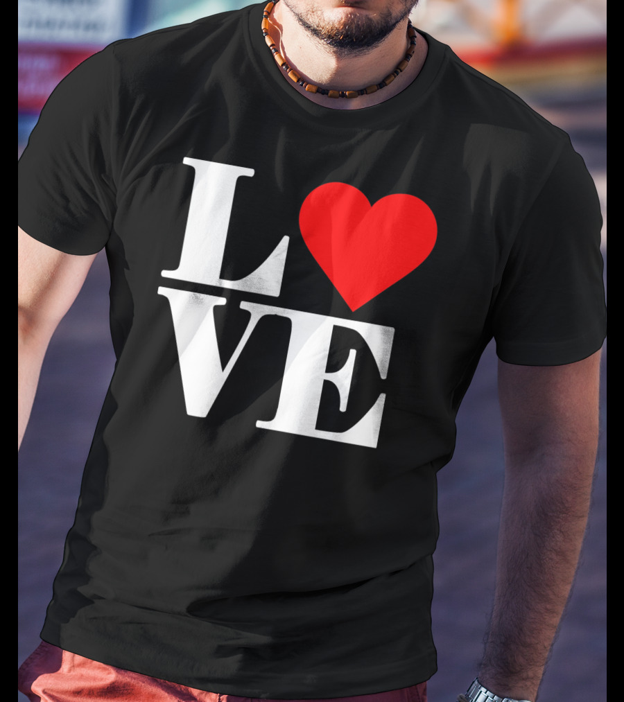 LOVE Heart Valentine's Day Iconic Romantic T-Shirt