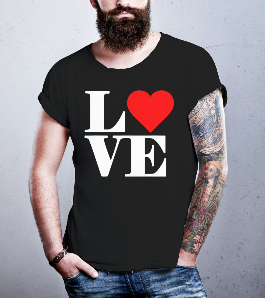LOVE Heart Valentine's Day Iconic Romantic T-Shirt
