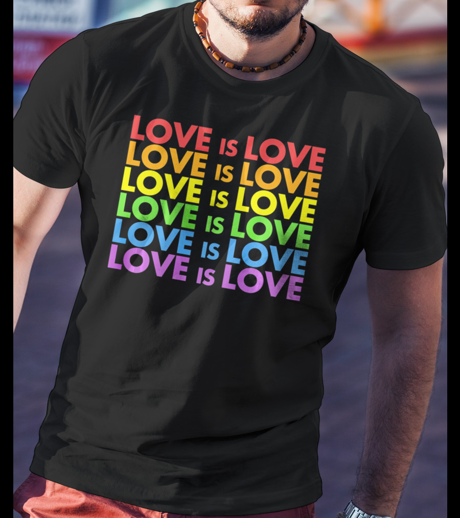 Love Is Love Gay Pride Valentine's Day T-Shirt
