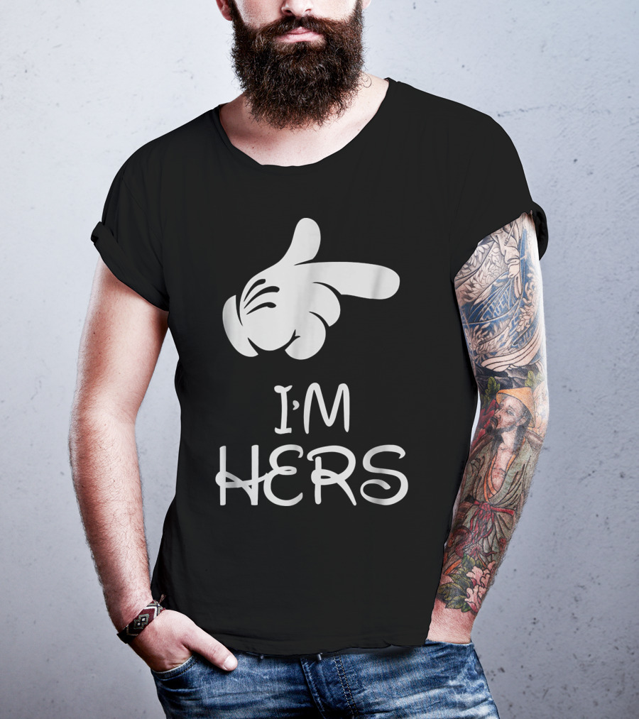 I'm Hers Funny Couple Valentine's Day Mens T-Shirt