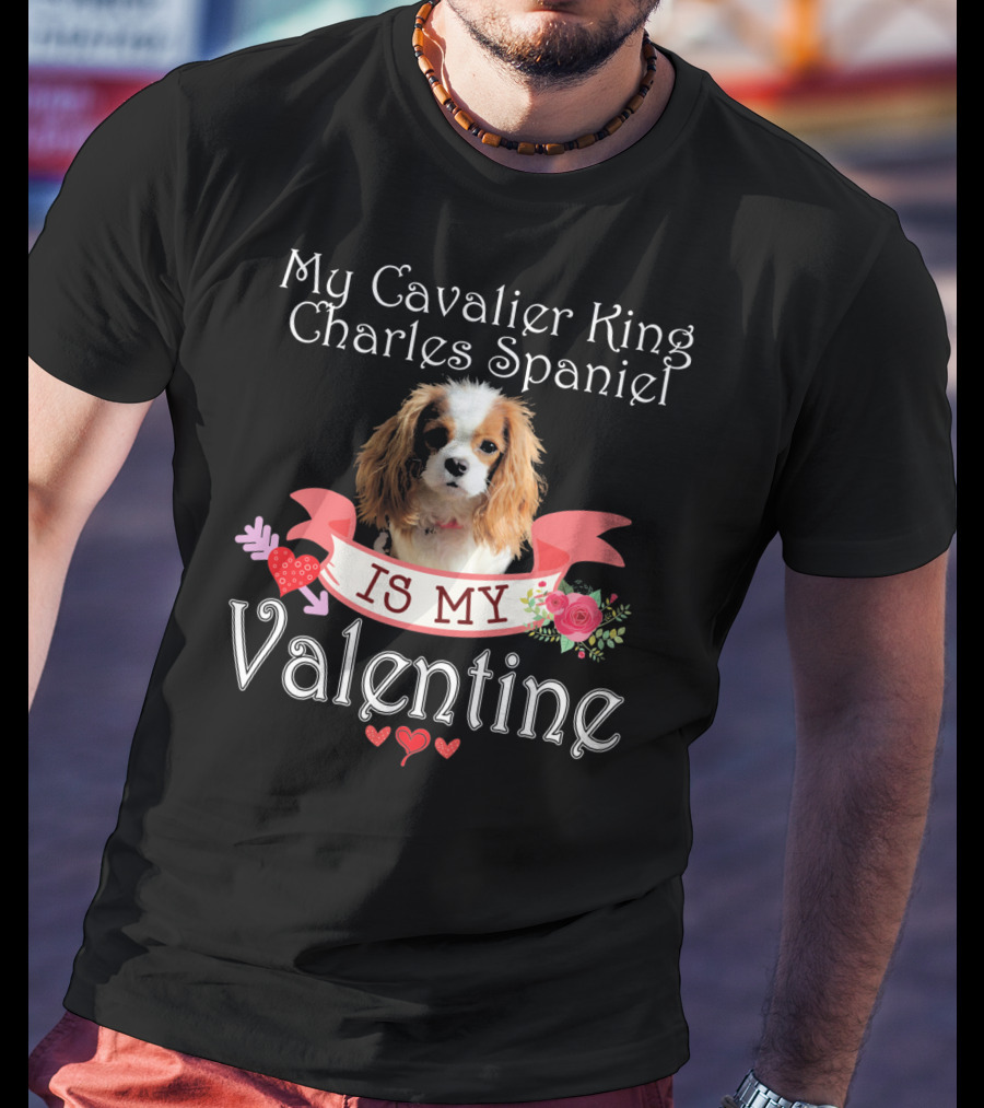 My Cavalier King Charles Spaniel Is My Valentine T-Shirt
