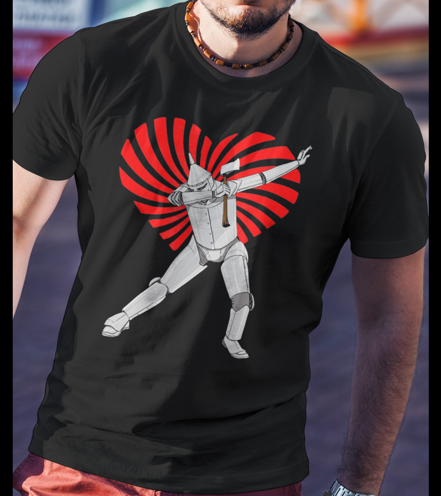 Wizard Of Oz Tin Man Swirl Dab Dance T-Shirt