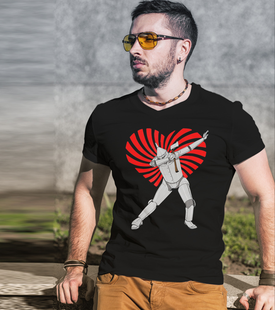 Wizard Of Oz Tin Man Swirl Dab Dance T-Shirt