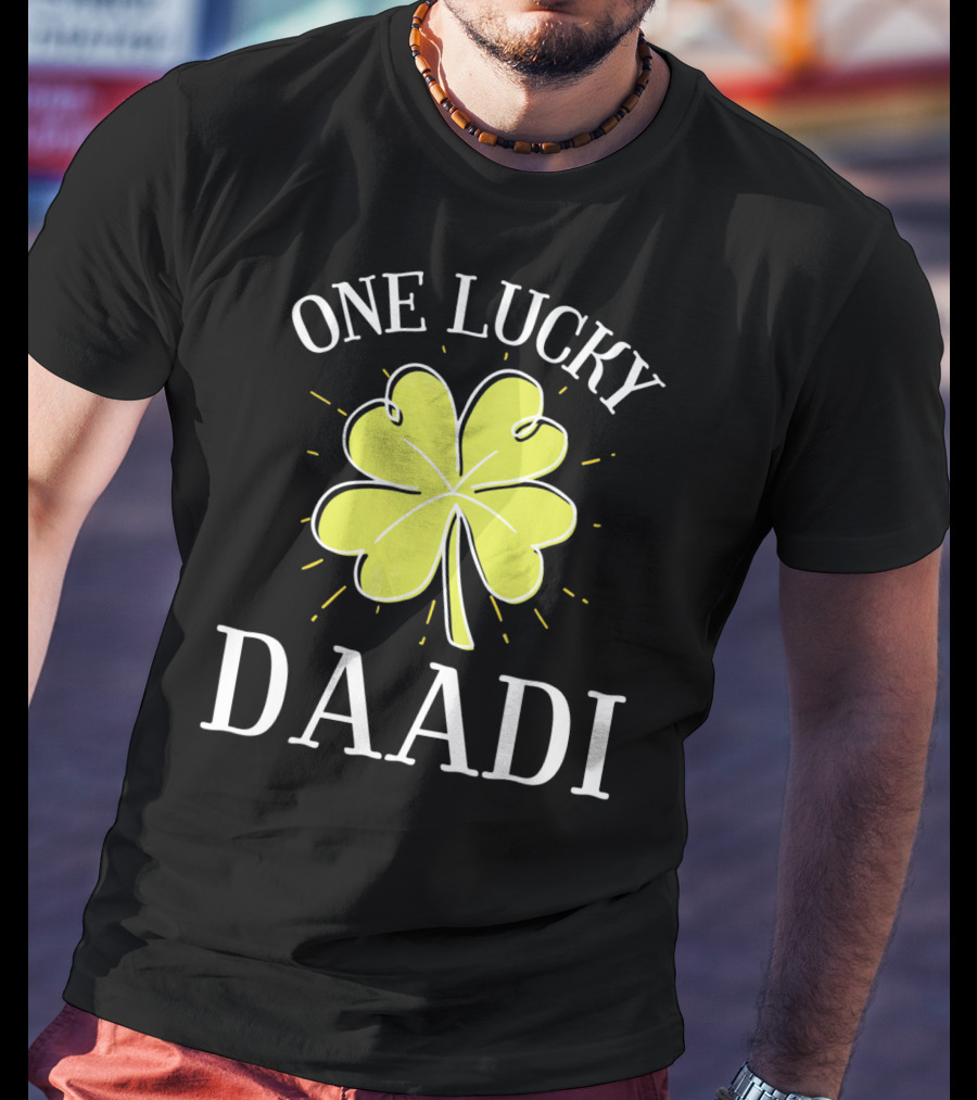 One Lucky Daadi Shamrock St. Patricks T-Shirt