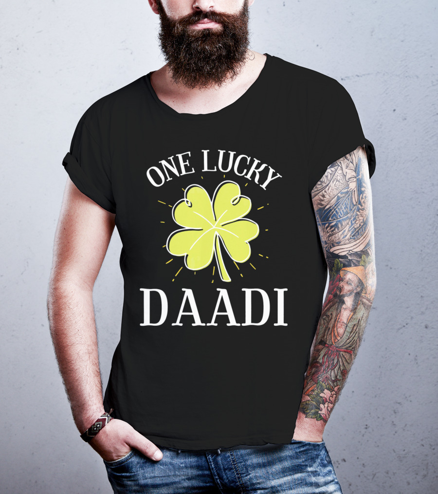 One Lucky Daadi Shamrock St. Patricks T-Shirt