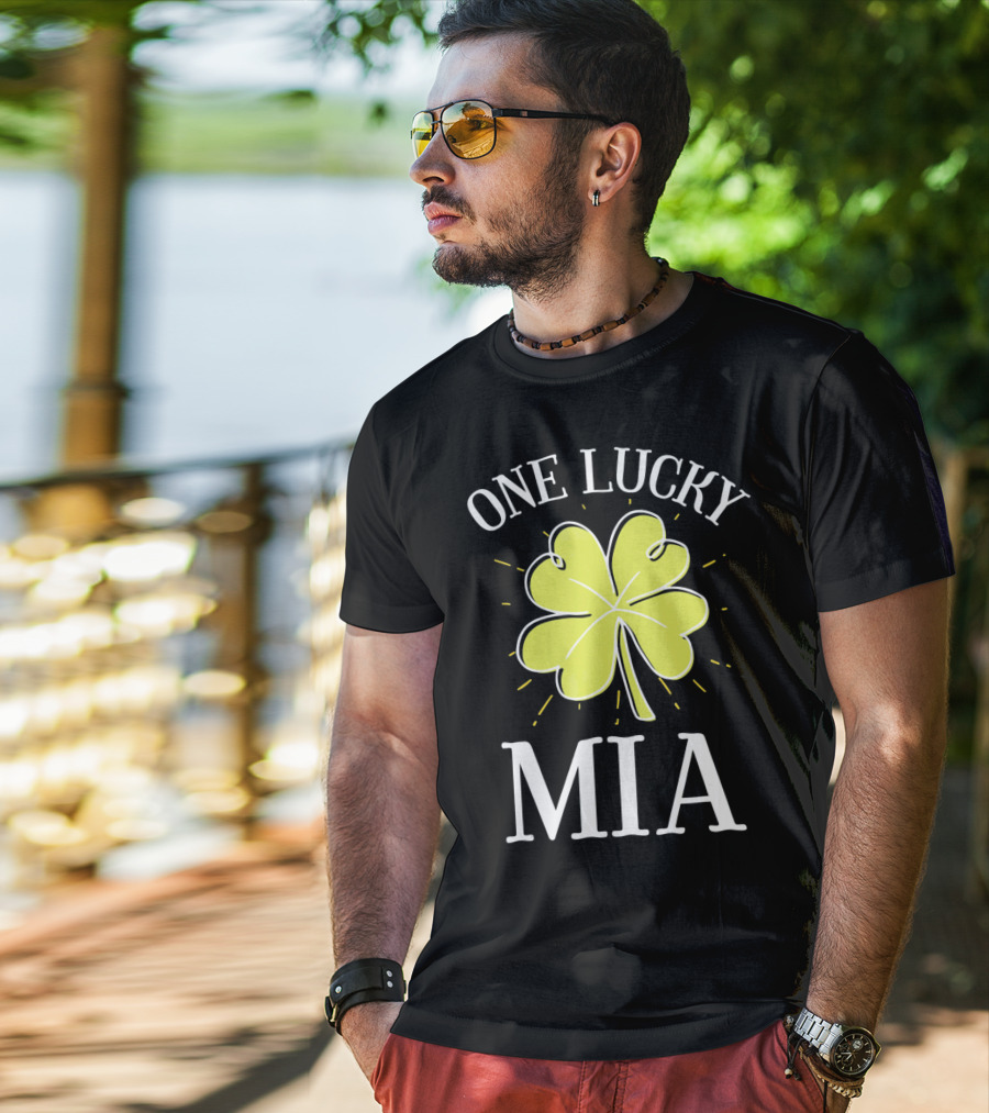 One Lucky Mia St. Patrick's Day Shamrock T-Shirt