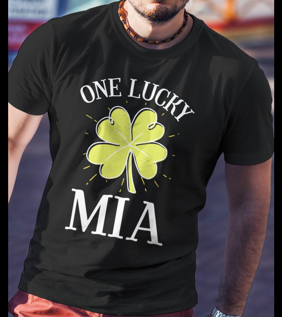 One Lucky Mia St. Patrick's Day Shamrock T-Shirt