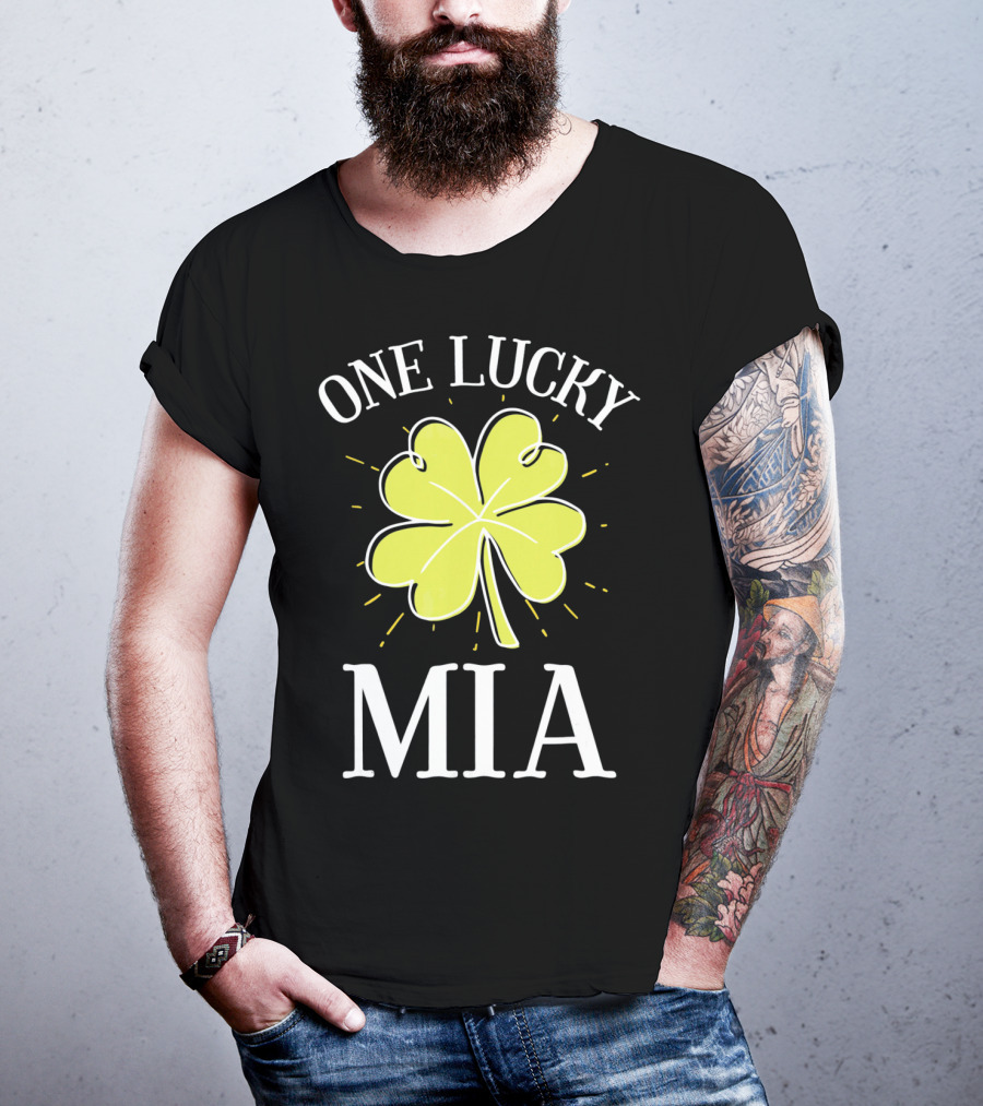 One Lucky Mia St. Patrick's Day Shamrock T-Shirt