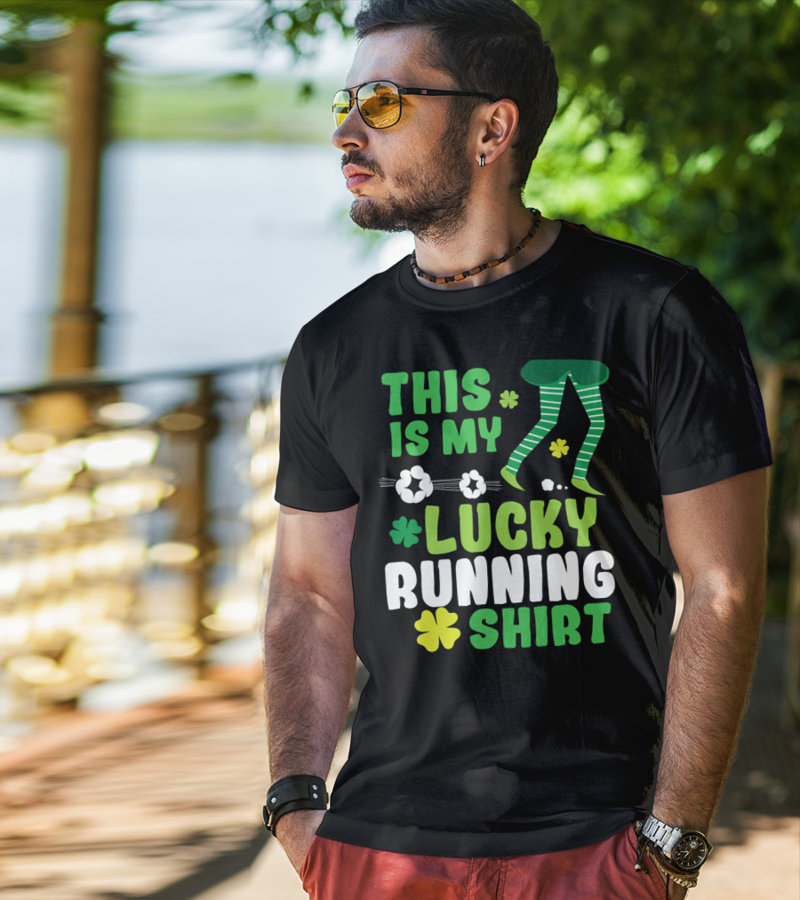 This Is My Lucky Running Shirt St Patricks Day 5k T-Shirt