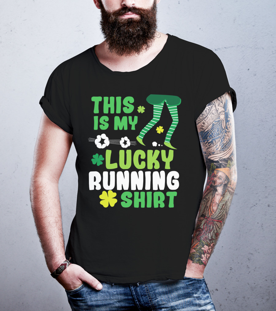 This Is My Lucky Running Shirt St Patricks Day 5k T-Shirt