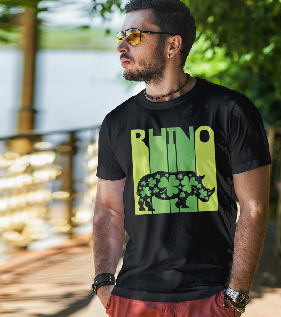 Lucky Clover Rhino T-Shirt
