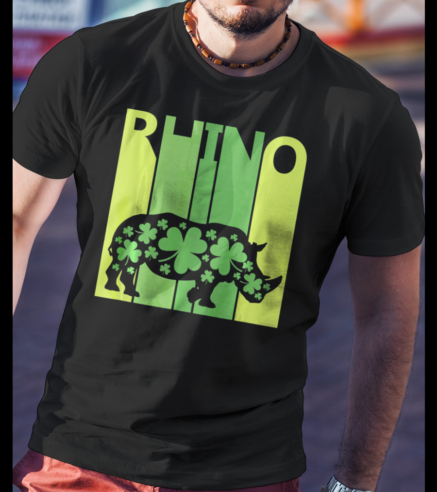 Lucky Clover Rhino T-Shirt