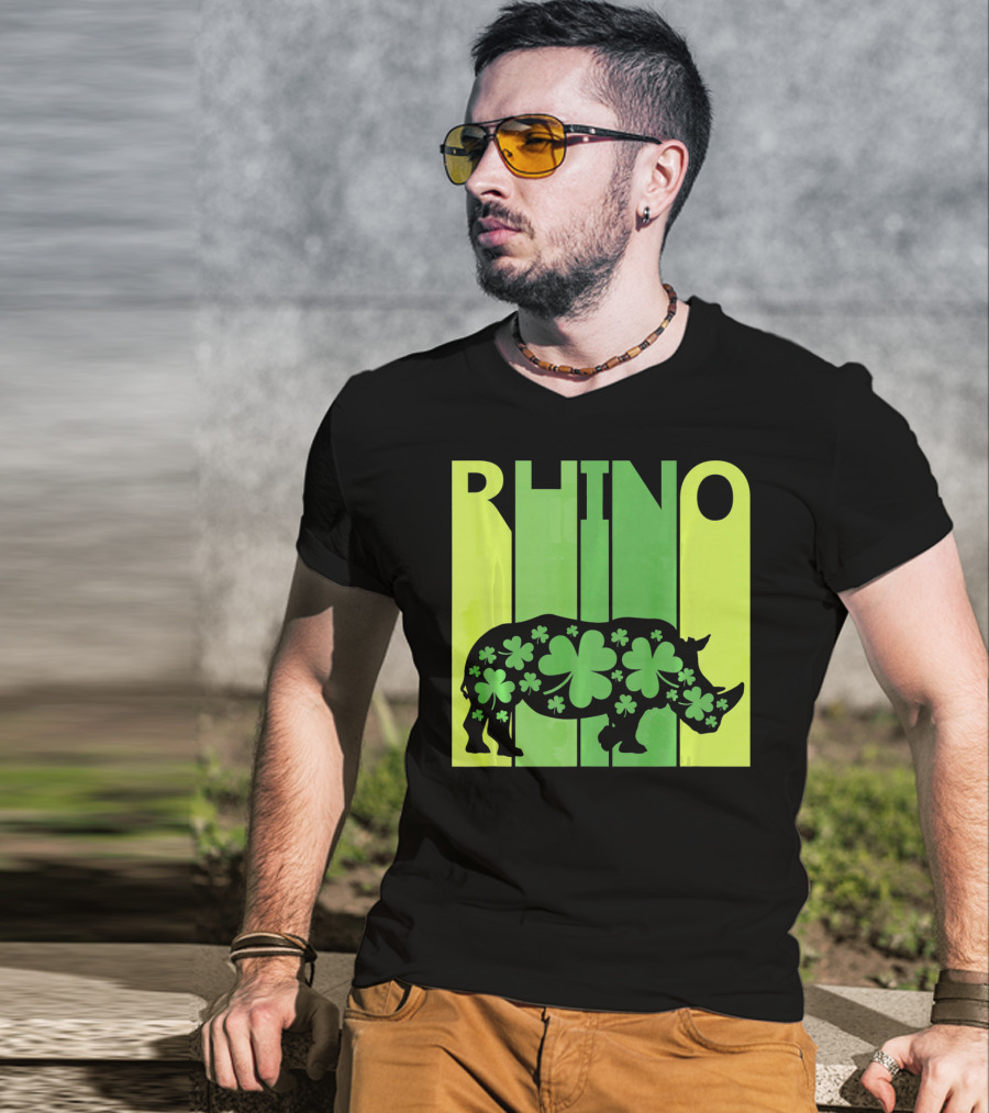 Lucky Clover Rhino T-Shirt