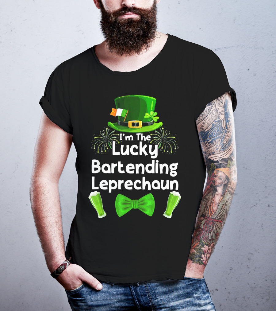 I'm The Lucky Bartending Leprechaun T-Shirt