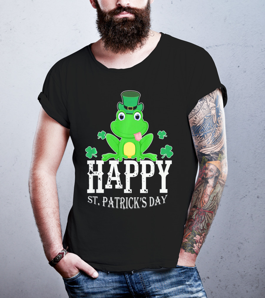 Happy St. Patrick's Day Irish Frog T-Shirt