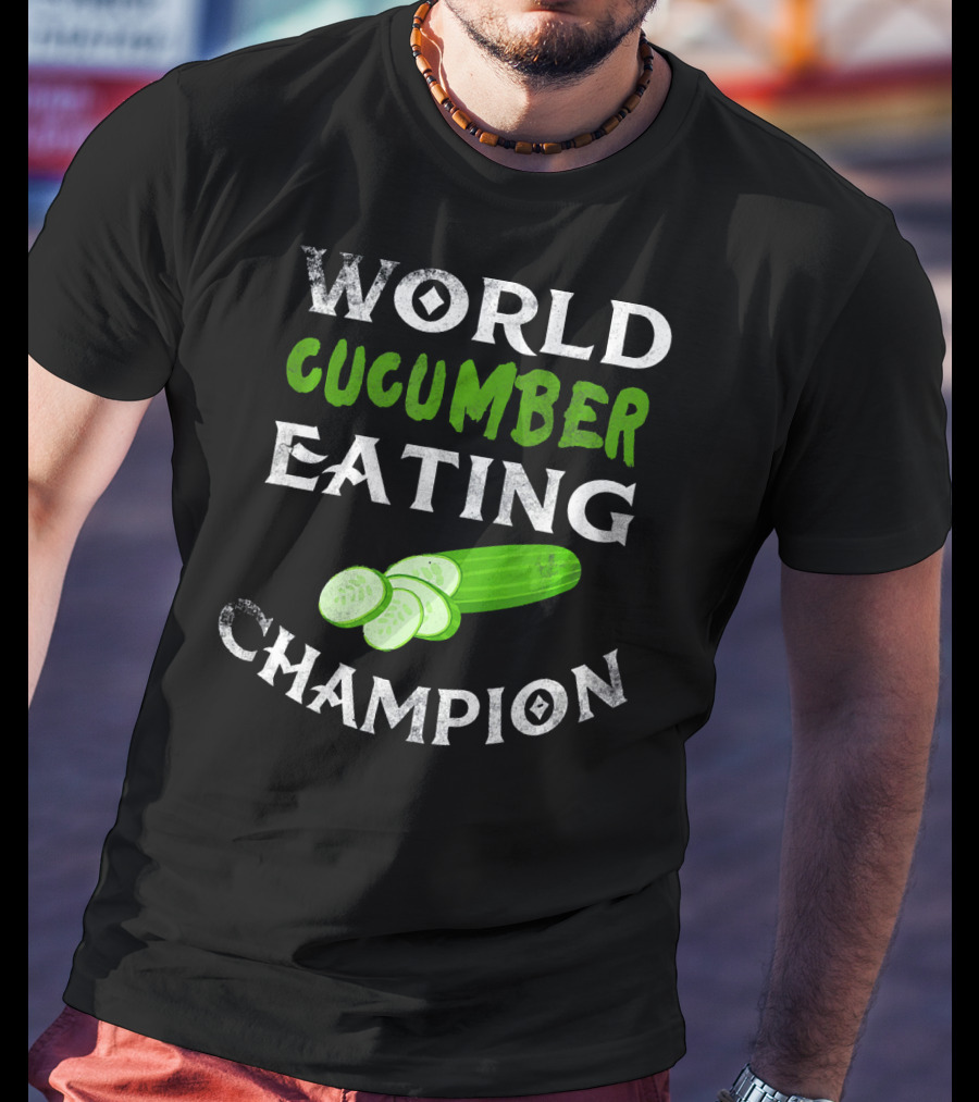 World Cucumber Eating Champion T-Shirt