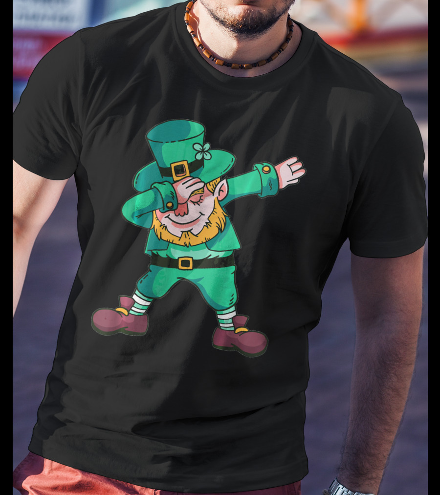 St Patricks Day Leprechaun Dab Dance T-Shirt
