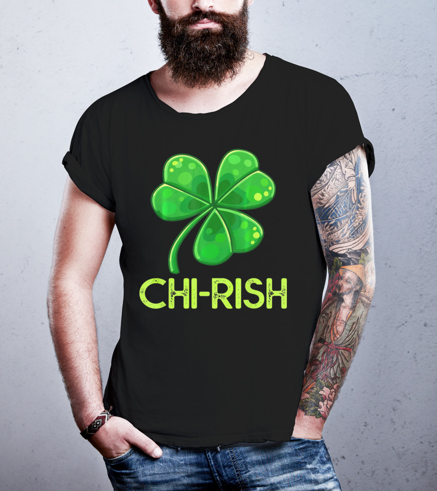 Chi-Rish Shamrock Chicago St Patrick's Day T-Shirt