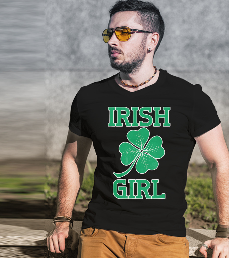 Irish Girl Shamrock St. Patrick's Day T-Shirt