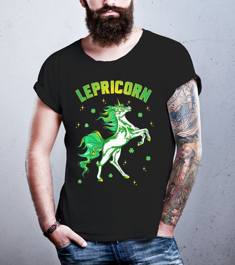 Lepricorn Unicorn St Patricks Day Girls T-Shirt