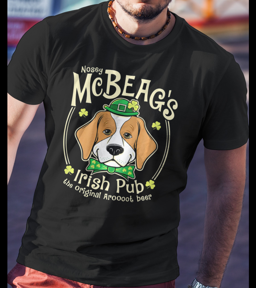Nosey McBeag's Irish Pub The Original Aroooot Beer T-Shirt