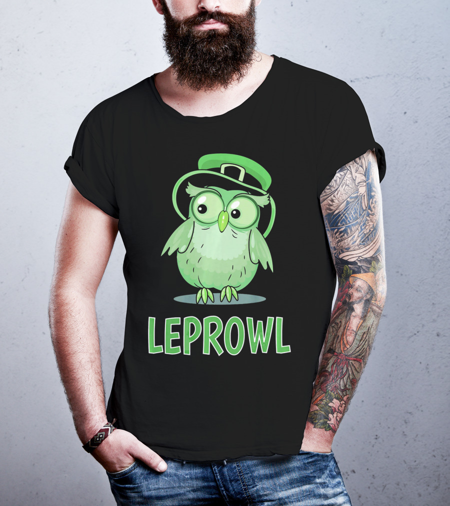 Leprechaun Owl St. Patrick's Day Leprowl T-Shirt