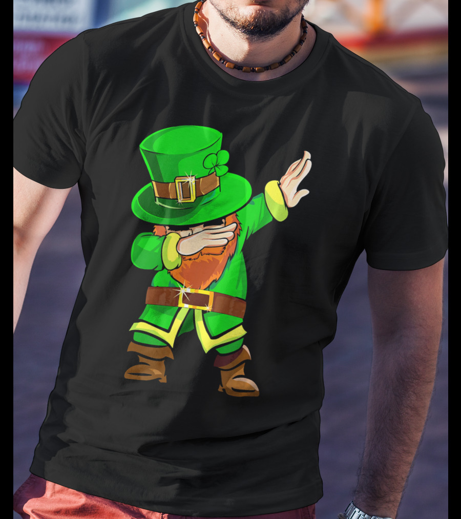 Dabechaun Leprechaun Dabbing Funny St. Patrick's Day T-Shirt