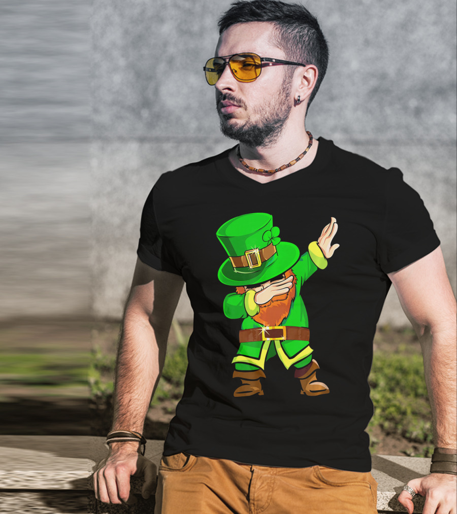 Dabechaun Leprechaun Dabbing Funny St. Patrick's Day T-Shirt
