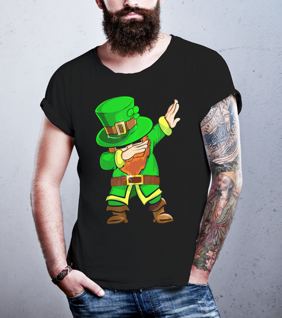 Dabechaun Leprechaun Dabbing Funny St. Patrick's Day T-Shirt