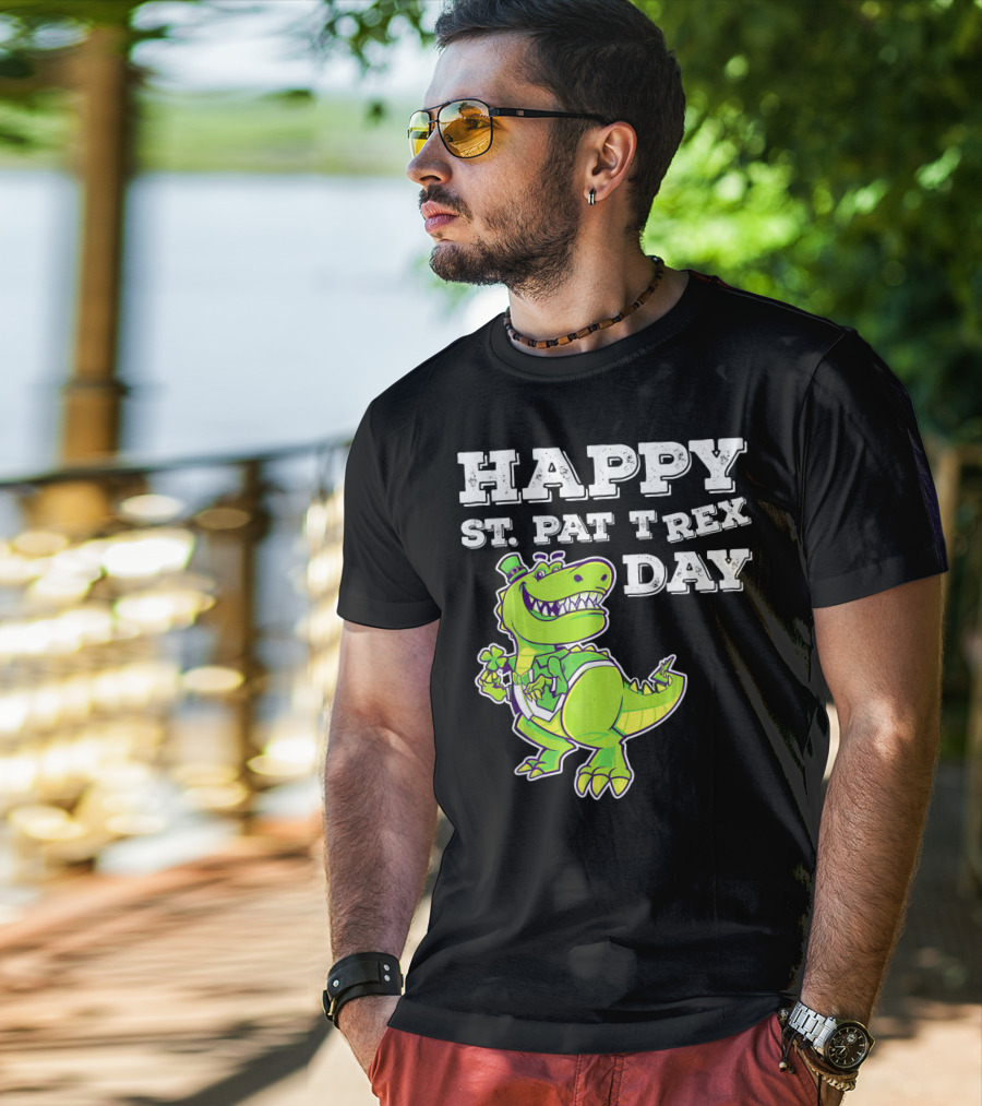 HAPPY ST. PAT T REX DAY Cute St Patricks T-Shirt
