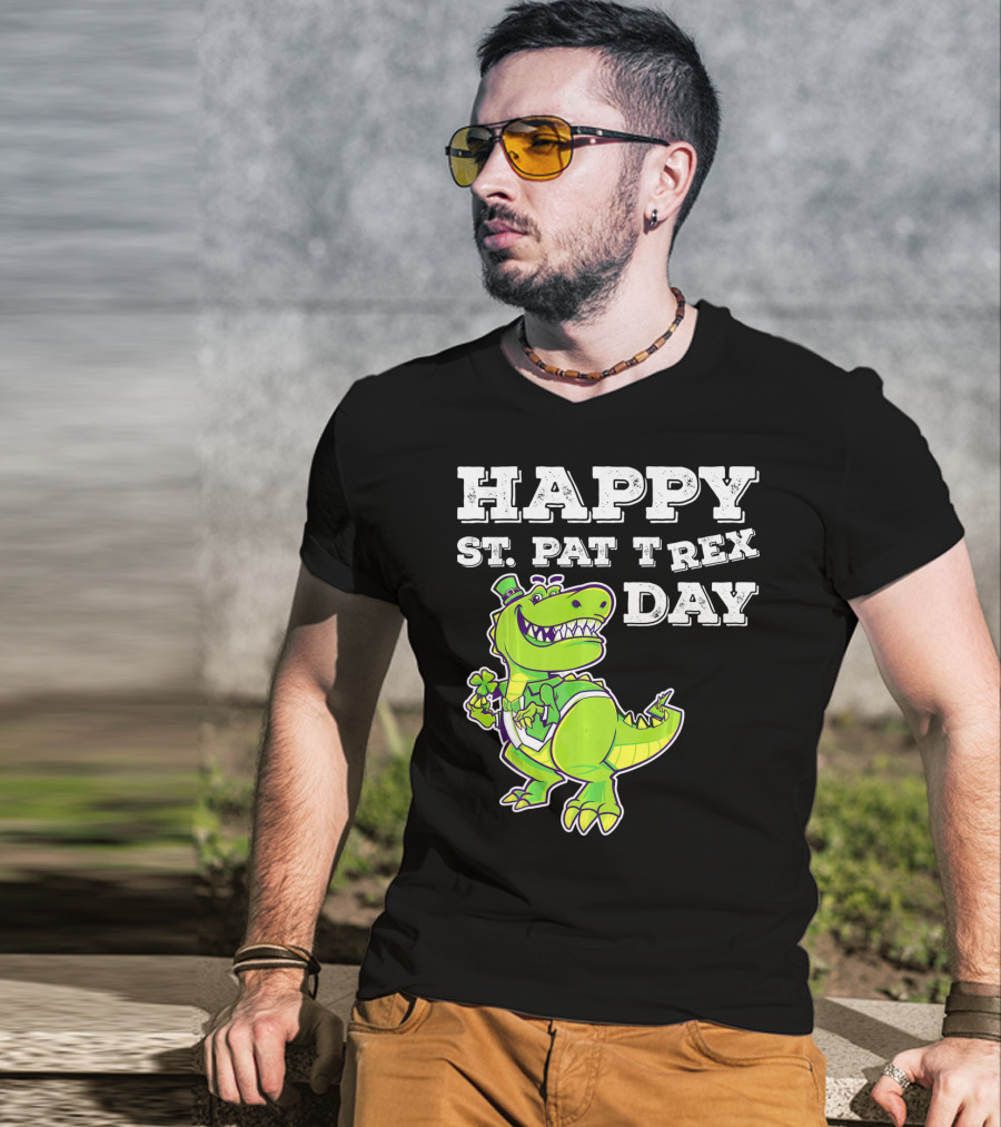 HAPPY ST. PAT T REX DAY Cute St Patricks T-Shirt