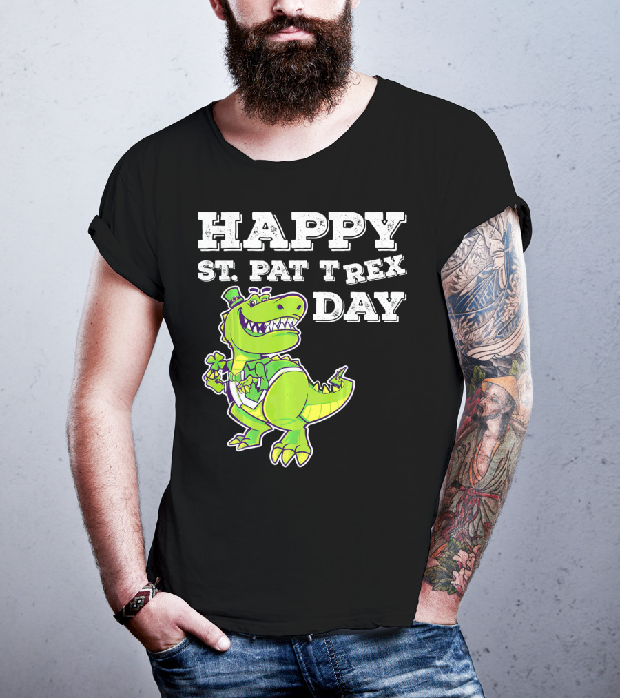 HAPPY ST. PAT T REX DAY Cute St Patricks T-Shirt