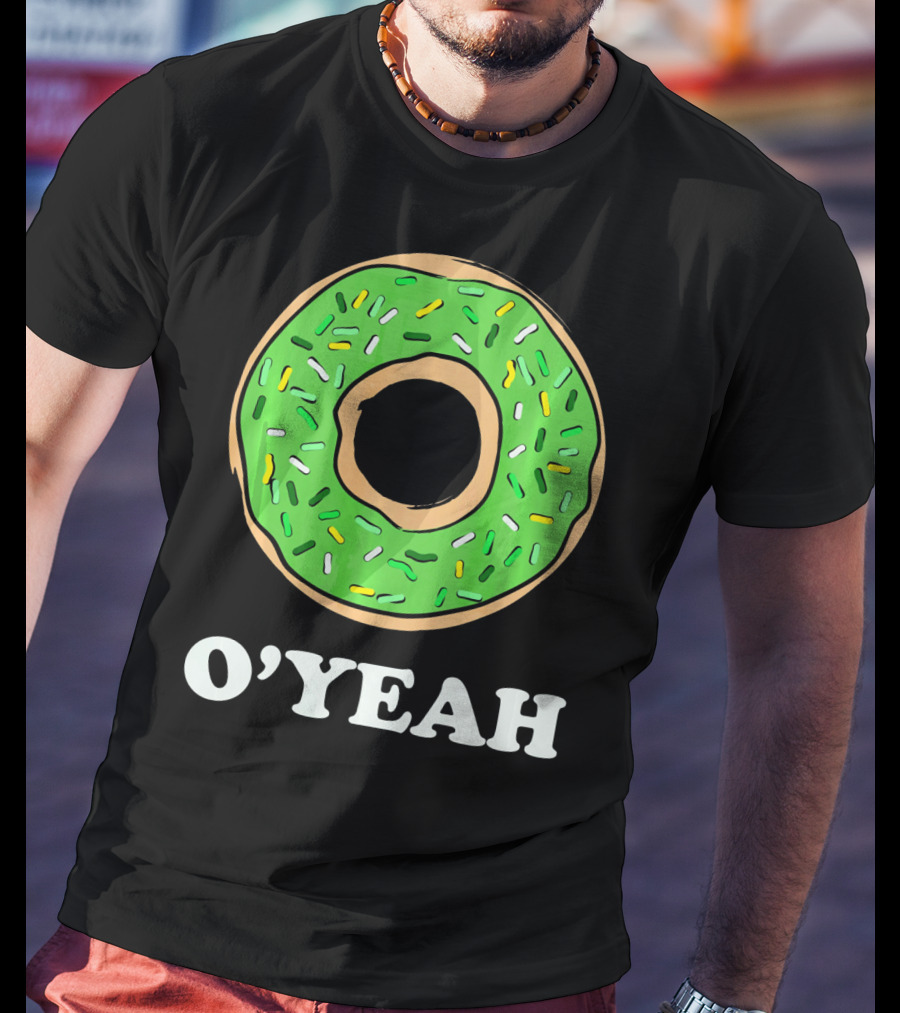 O'Yeah Green Donut T-Shirt