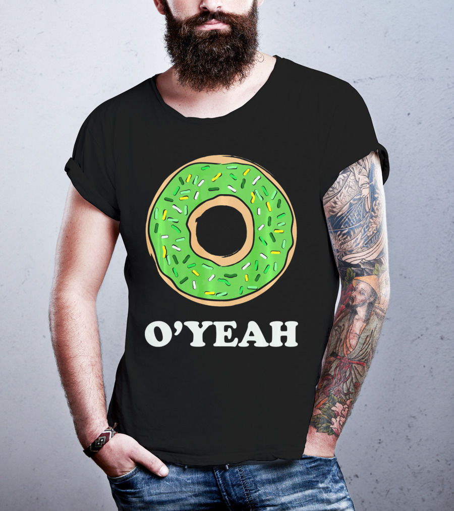 O'Yeah Green Donut T-Shirt