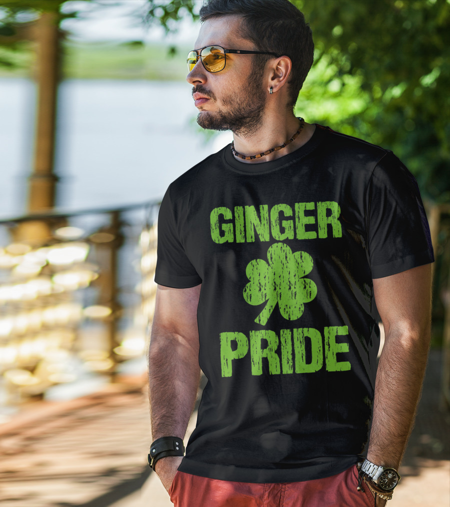 Ginger Pride Shamrock St. Patrick's Day Iconic T-Shirt