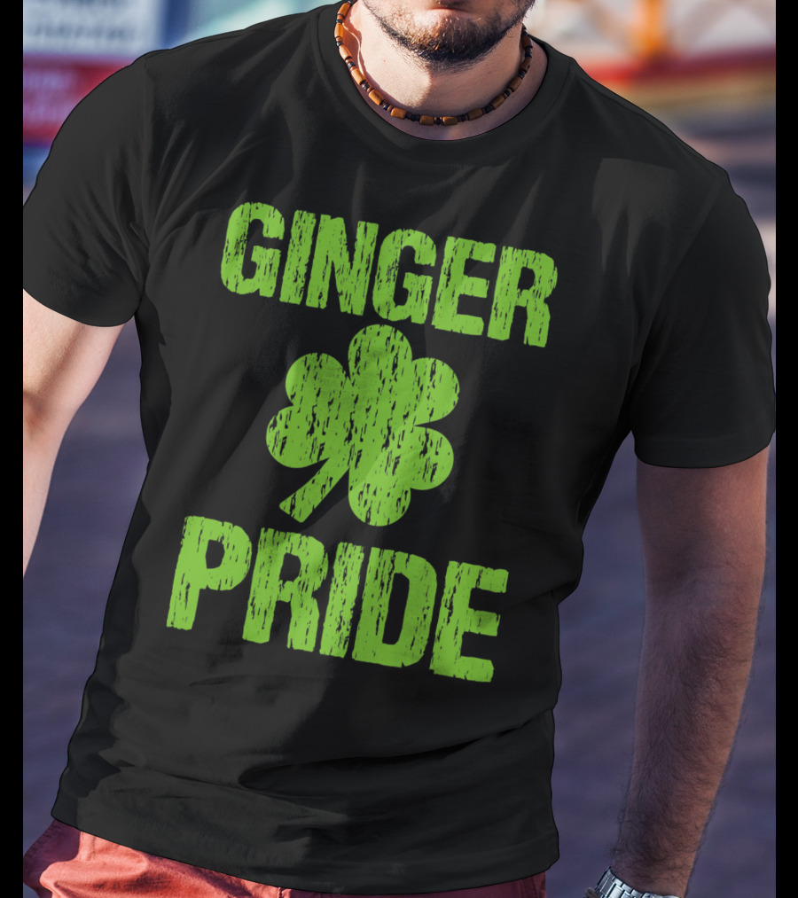 Ginger Pride Shamrock St. Patrick's Day Iconic T-Shirt