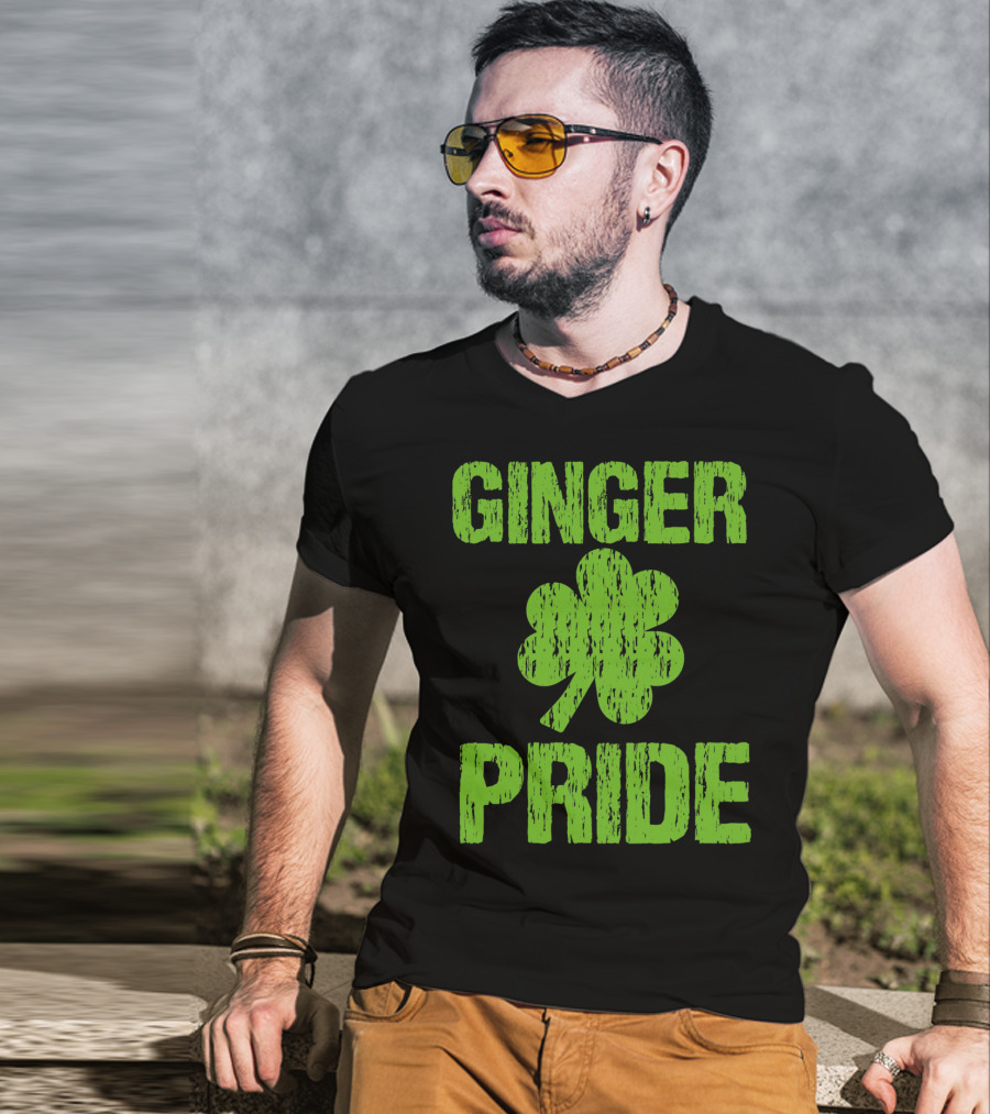 Ginger Pride Shamrock St. Patrick's Day Iconic T-Shirt