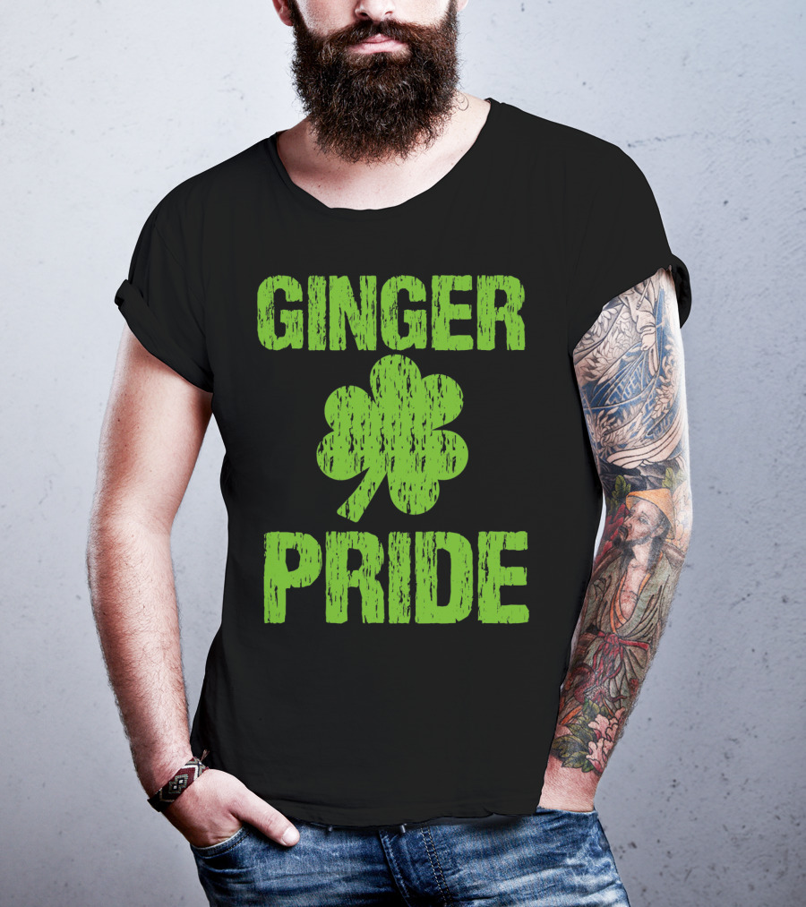 Ginger Pride Shamrock St. Patrick's Day Iconic T-Shirt