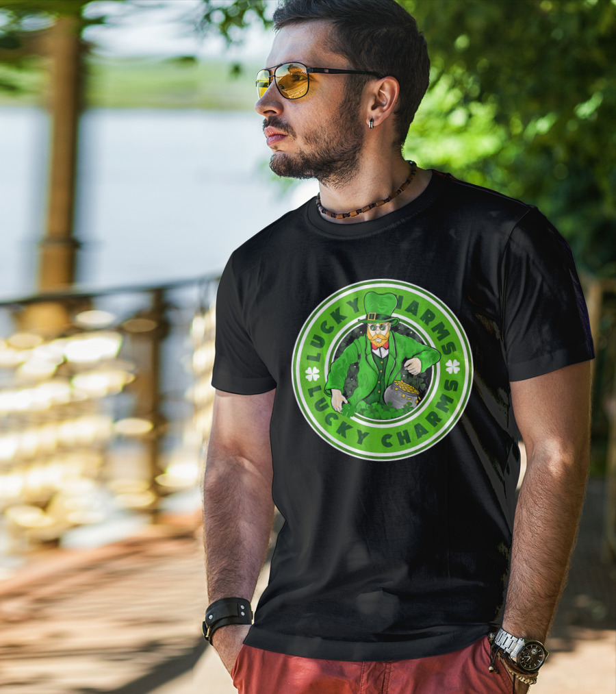 Lucky Charms St. Patrick's Day Irish Leprechaun Pot Of Gold T-Shirt