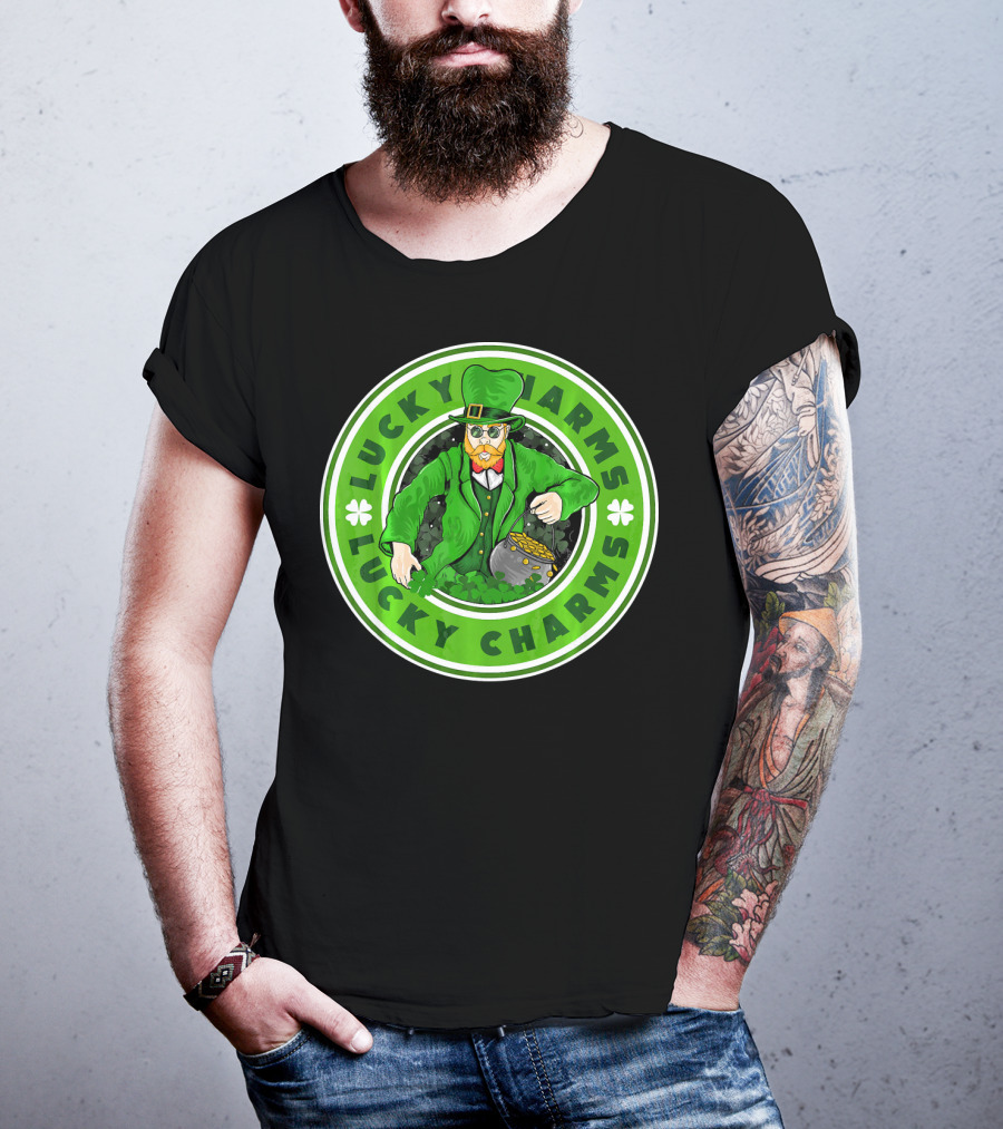 Lucky Charms St. Patrick's Day Irish Leprechaun Pot Of Gold T-Shirt