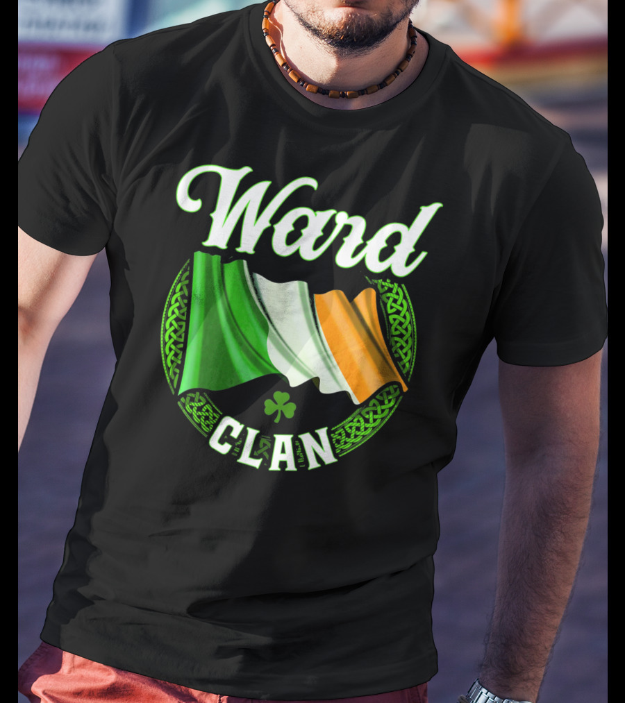 Ward Surname Clan Irish Flag Ireland T-Shirt