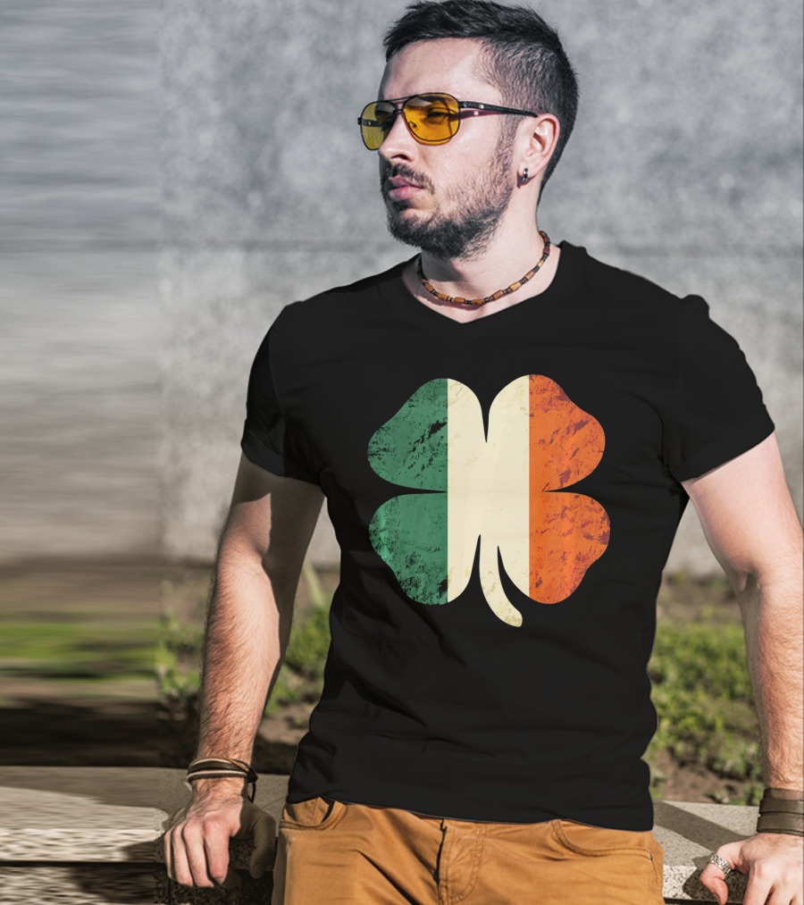 Irish Shamrock Ireland Flag St Patrick's Day T-Shirt