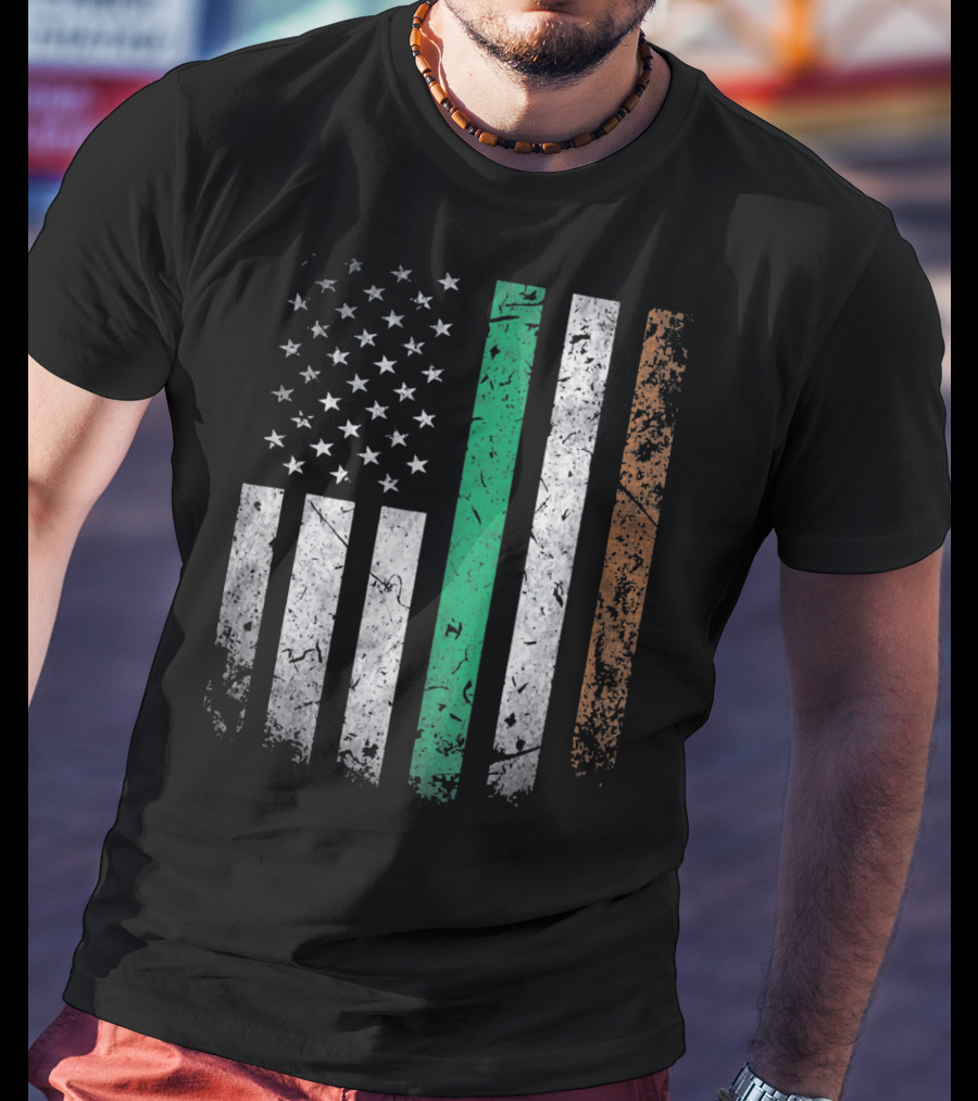 Ireland Flag Irish America Saint Patrick's Day T-Shirt