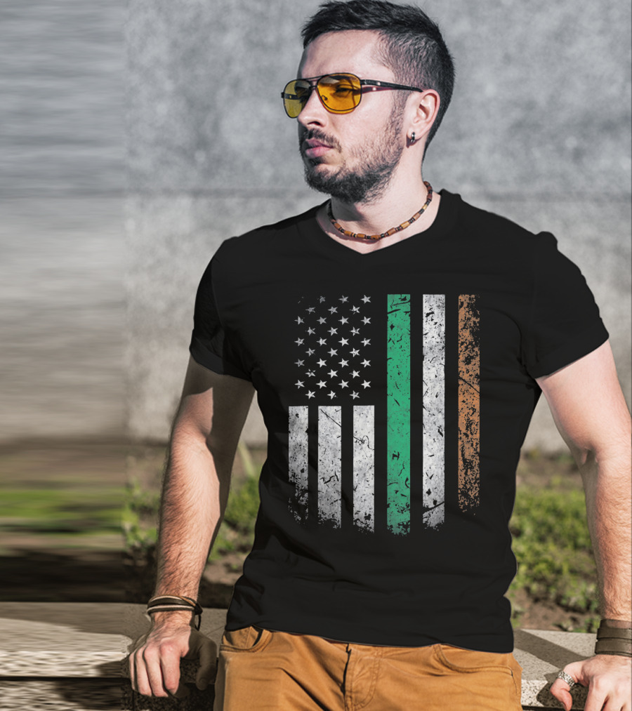 Ireland Flag Irish America Saint Patrick's Day T-Shirt