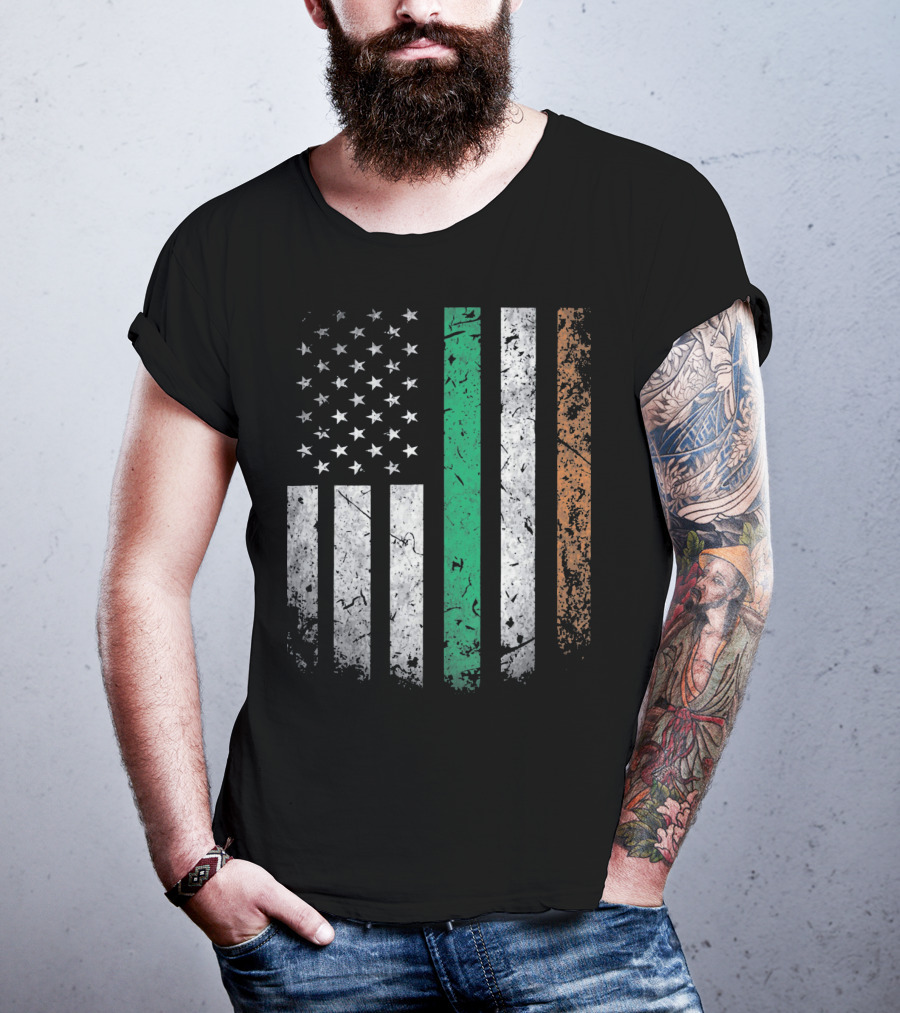 Ireland Flag Irish America Saint Patrick's Day T-Shirt