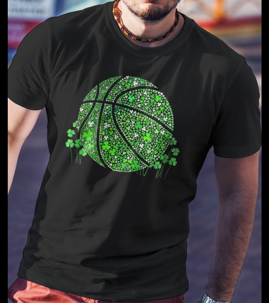 Irish Basketball Shamrock Awesome T-Shirt