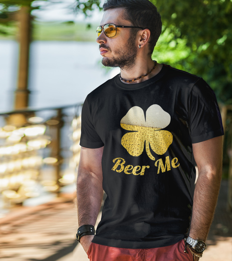 Beer Me Shamrock Bubbles T-Shirt