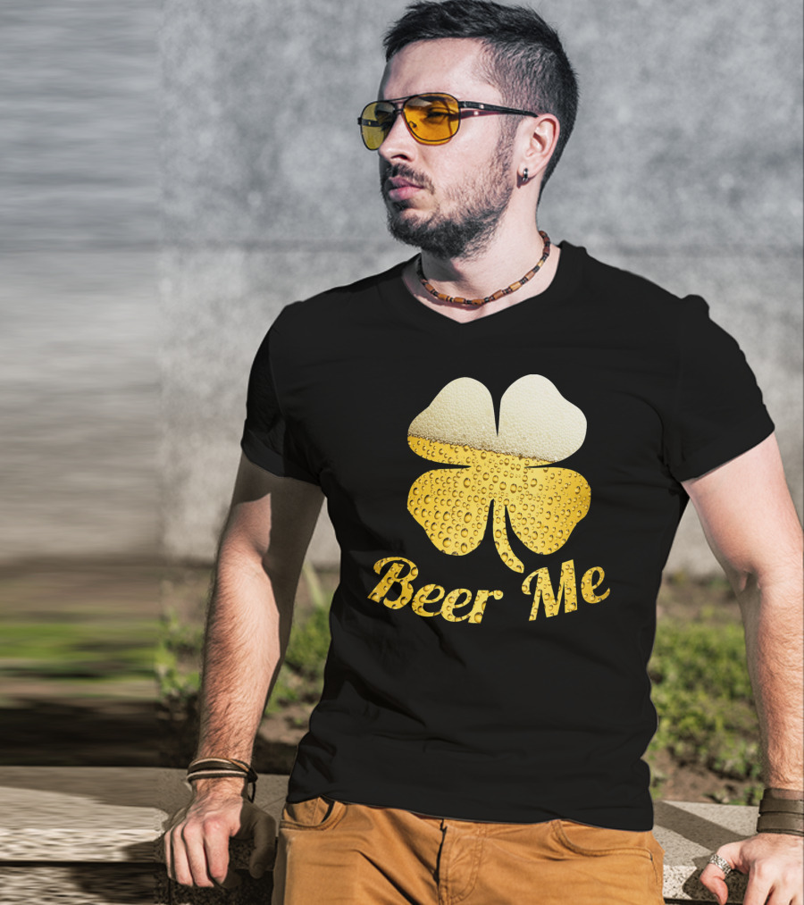 Beer Me Shamrock Bubbles T-Shirt