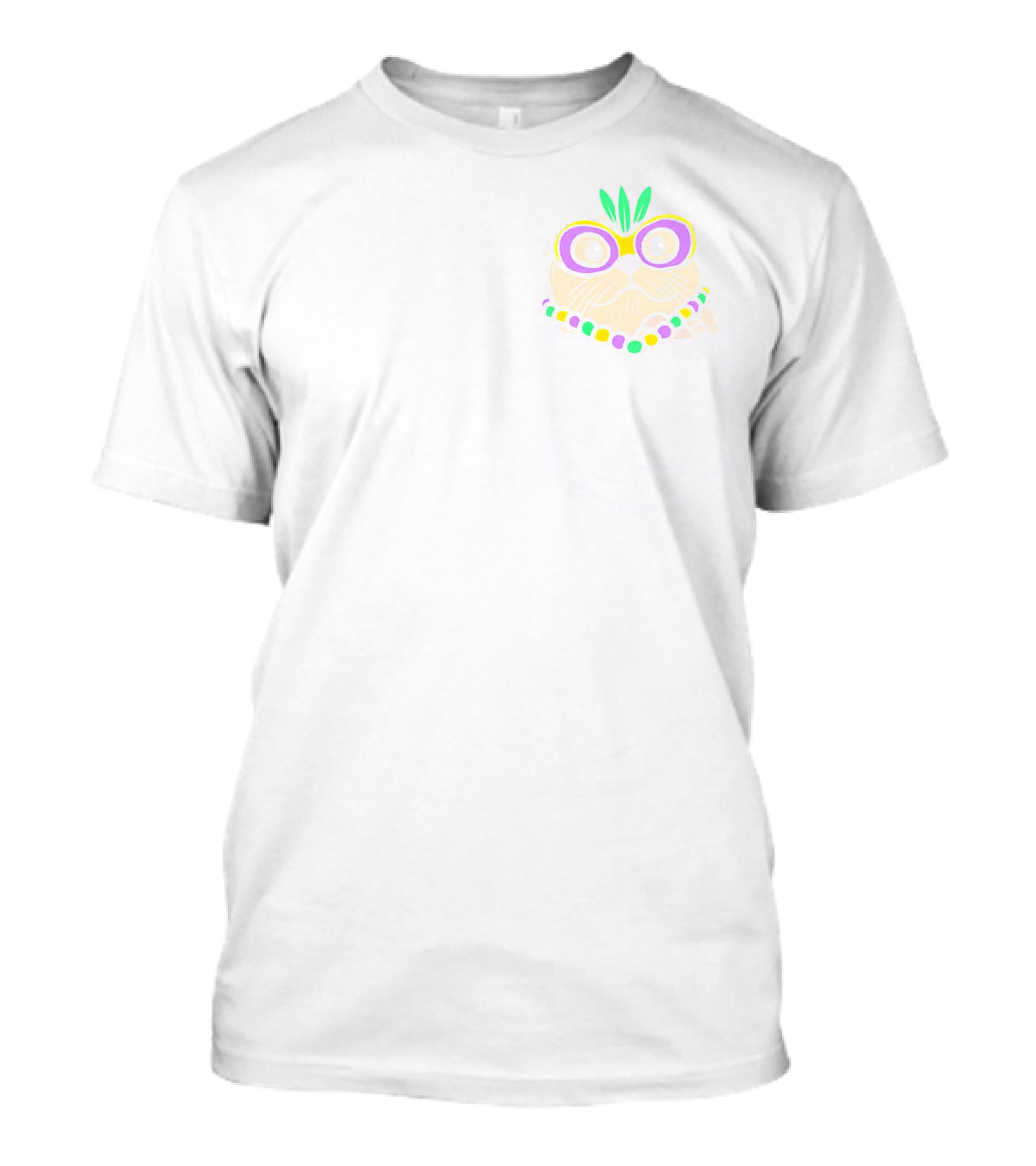 Pocket Sea Otter Jester Mask Beads T-Shirt