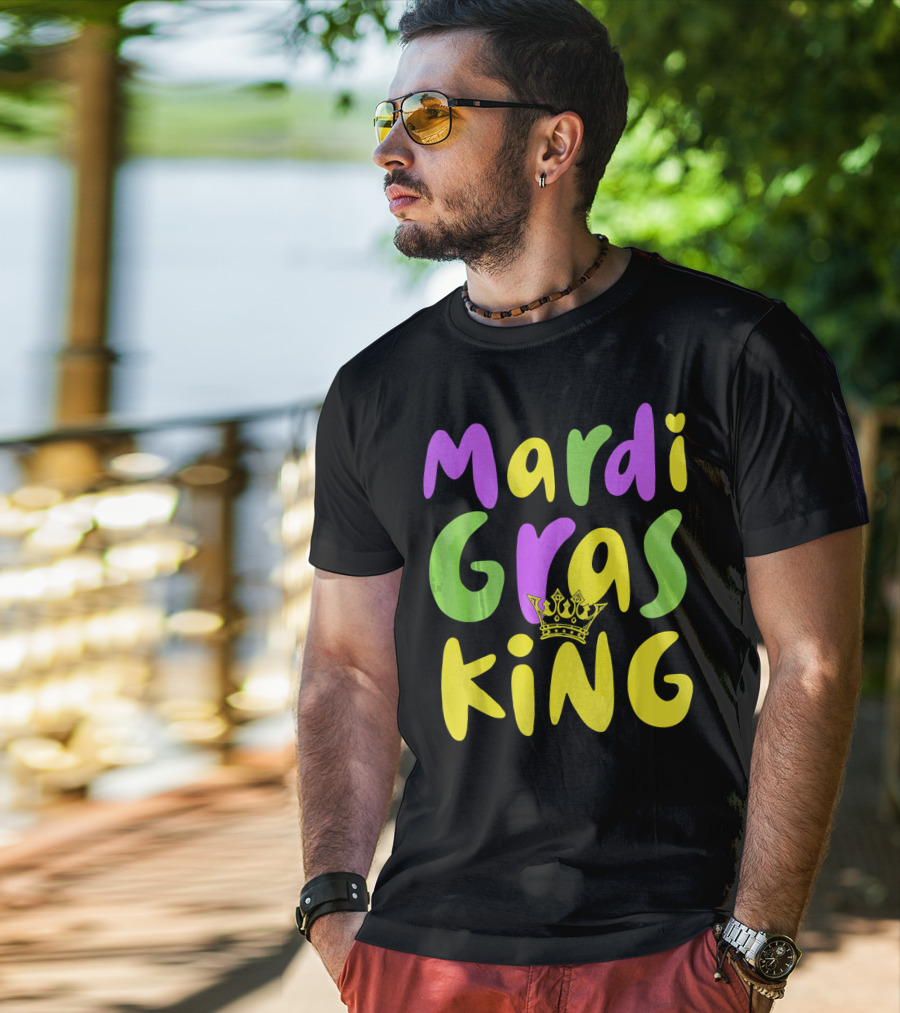 Mardi Gras King Crown T-Shirt